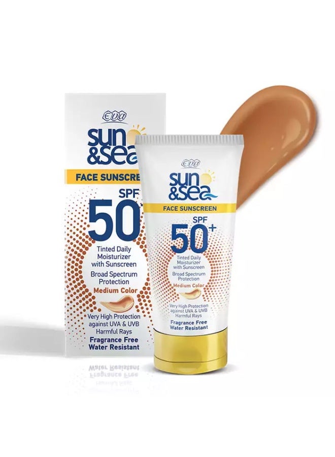 EVA SUN& SEA FACE SUNSCREEN+50 SPF 40ML